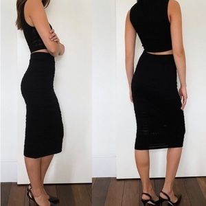 Babaton bodycon skirt size XS